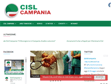 Tablet Screenshot of cislcampania.it